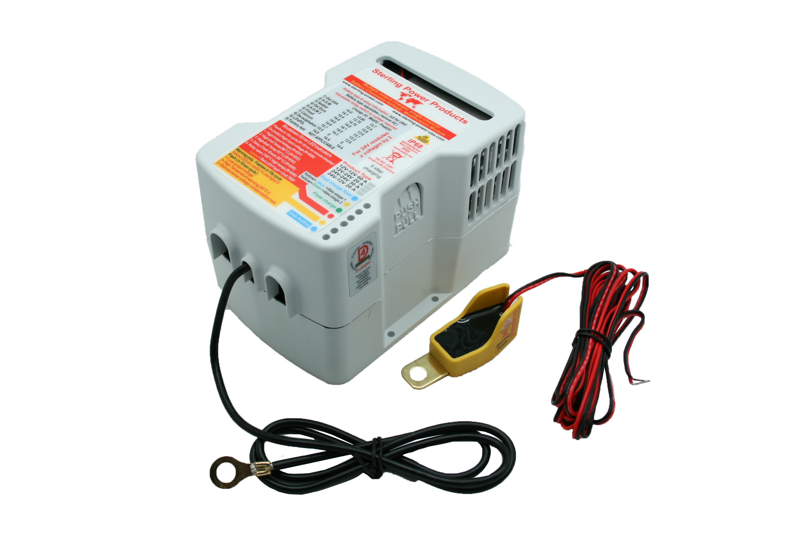 Batterie Ladeadapter Eingang 24V max 30A / 24V
